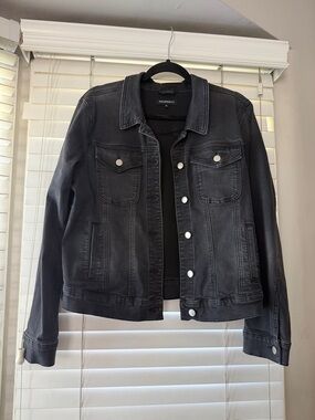 Prosperity Women's Black Denim Jean Jacket